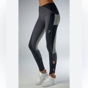 Gymshark Black and Gray Leggings
